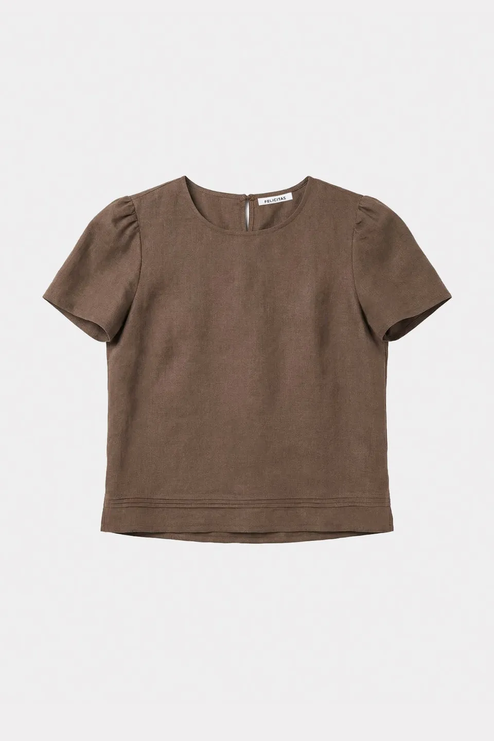felicitas-damen-bluse-bena-leinen-kurzarm image 1