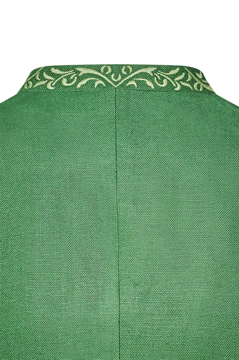 g-ssl-gilet-mit-kragenstickerei-damen-gr-n image 4