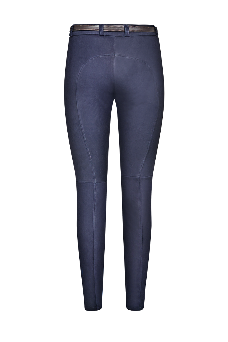 g-ssl-leder-jeans-damen-gr-n-5-pocket-stretch-lammlederhose image 2