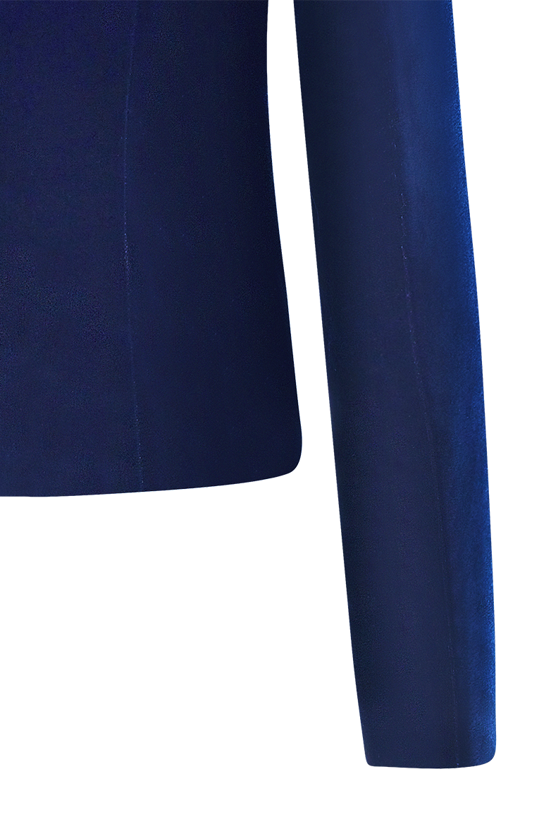 g-ssl-medaillon-jacke-aus-viskosesamt-blau-mit-seidenfutter image 5