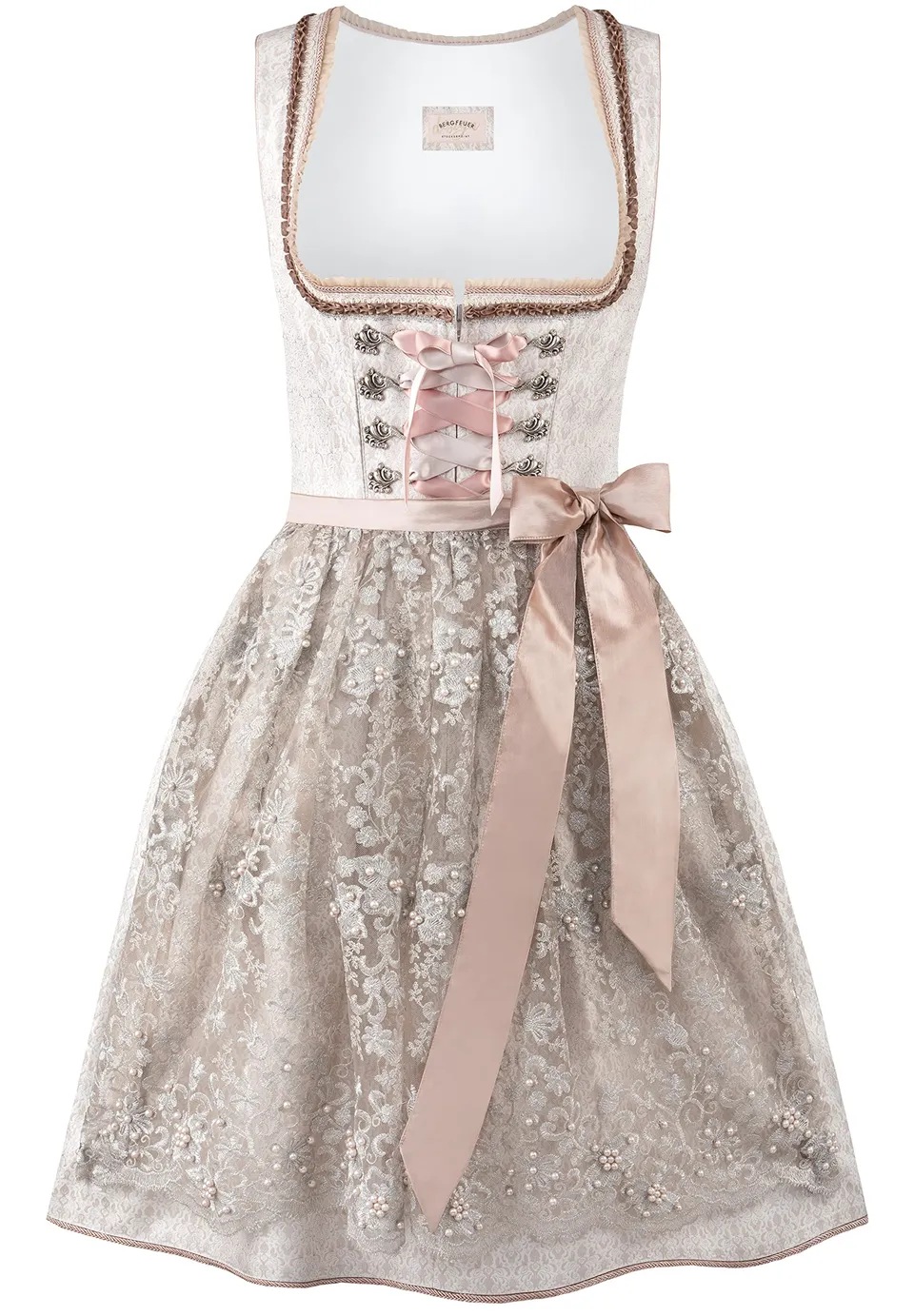 stockerpoint-dirndl-evianne-taupe-mit-spitzensch-rze image 1