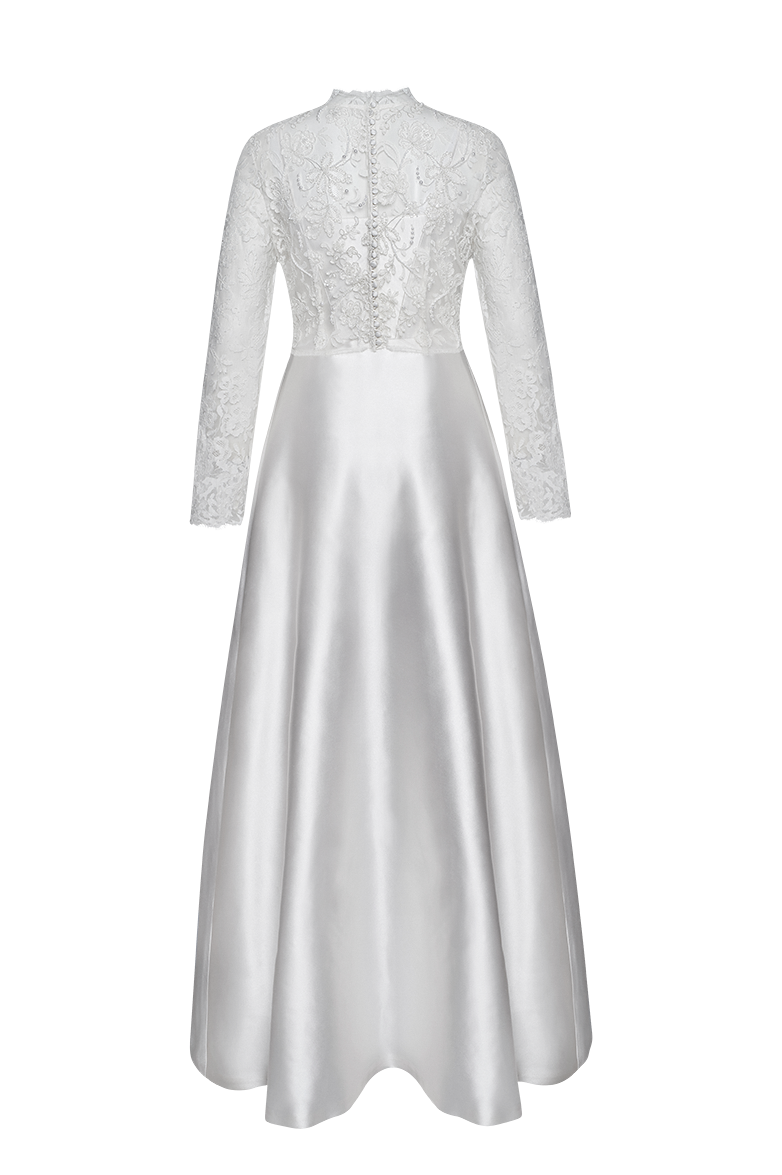 g-ssl-hochzeitskleid-einmal-im-leben-so-sch-n-reinseiden-duchesse-spitze image 2