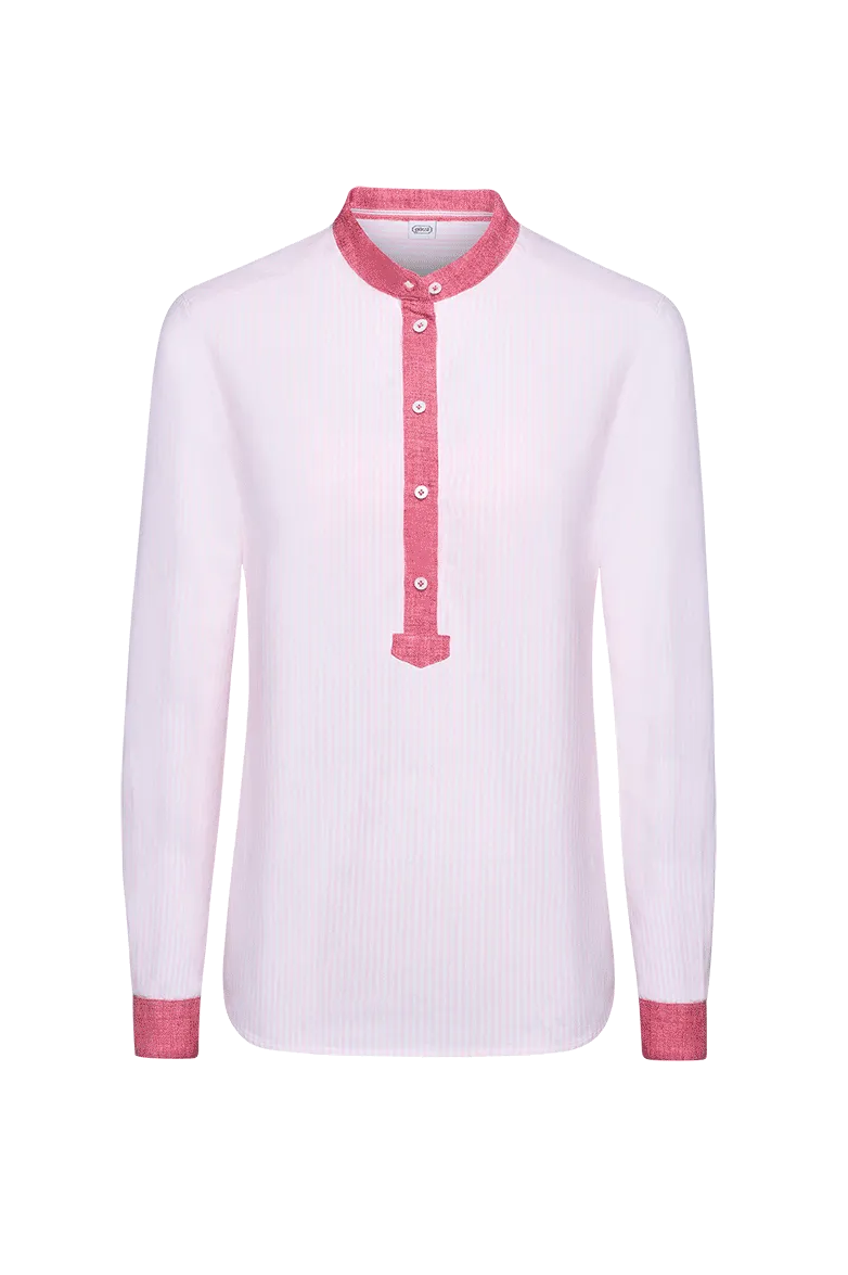 g-ssl-immer-wieder-g-ssl-pfoad-bluse-rosa-schwesternstreif image 1