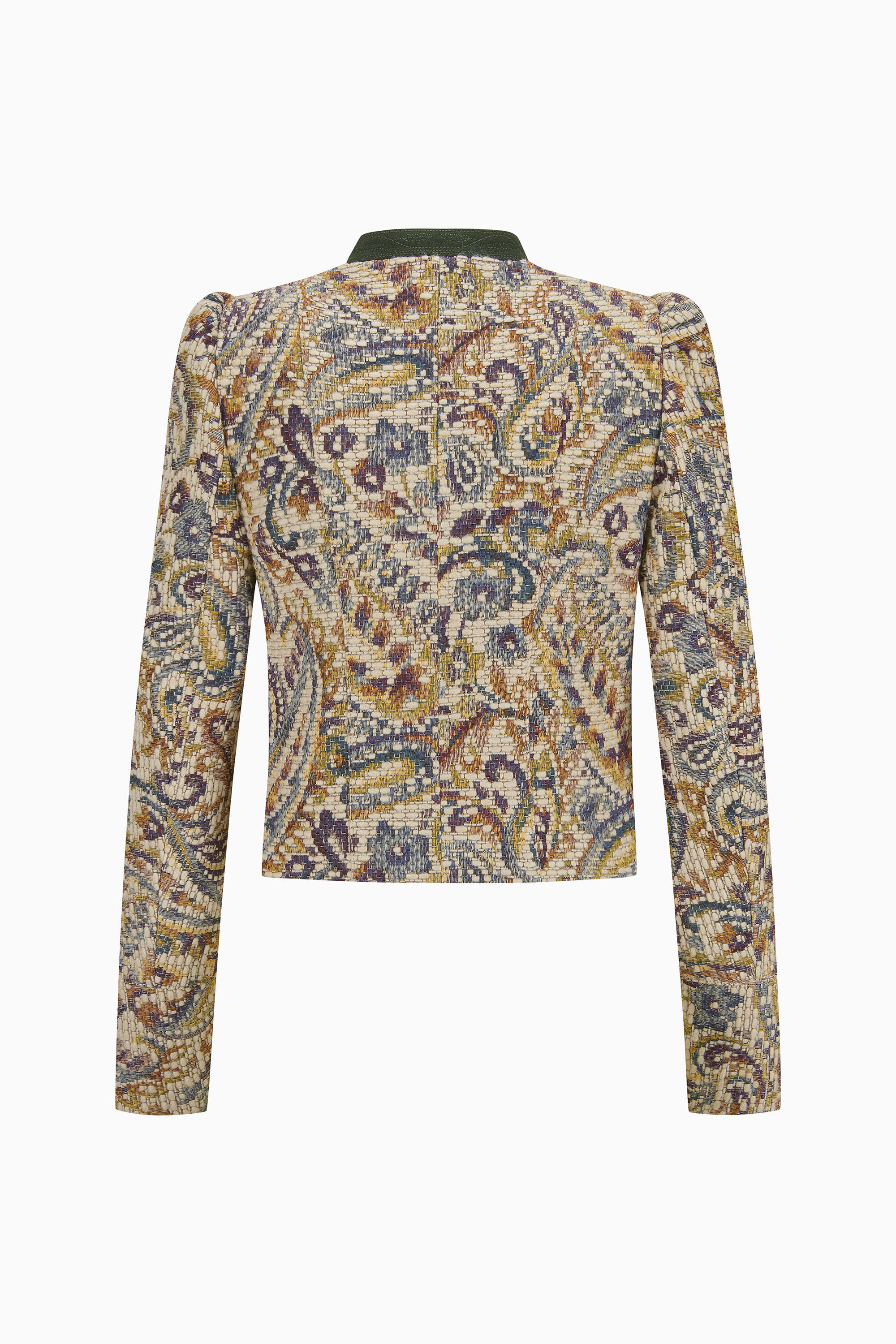 gottseidank-damenmiederjacke-zita-miederjacke-mit-stick-stehkragen-und-puffarm image 2