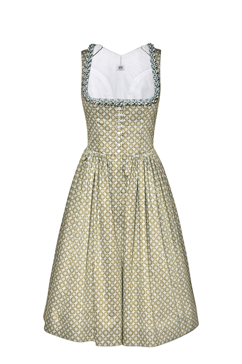 g-ssl-die-henndorferin-dirndl-gr-n-baumwollsatin-midi image 1