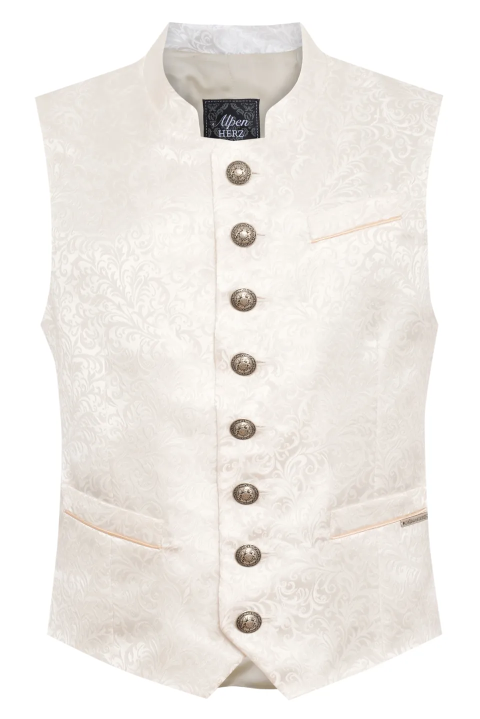 alpenherz-hochzeitsweste-jakob-jacquard-herren-creme image 1