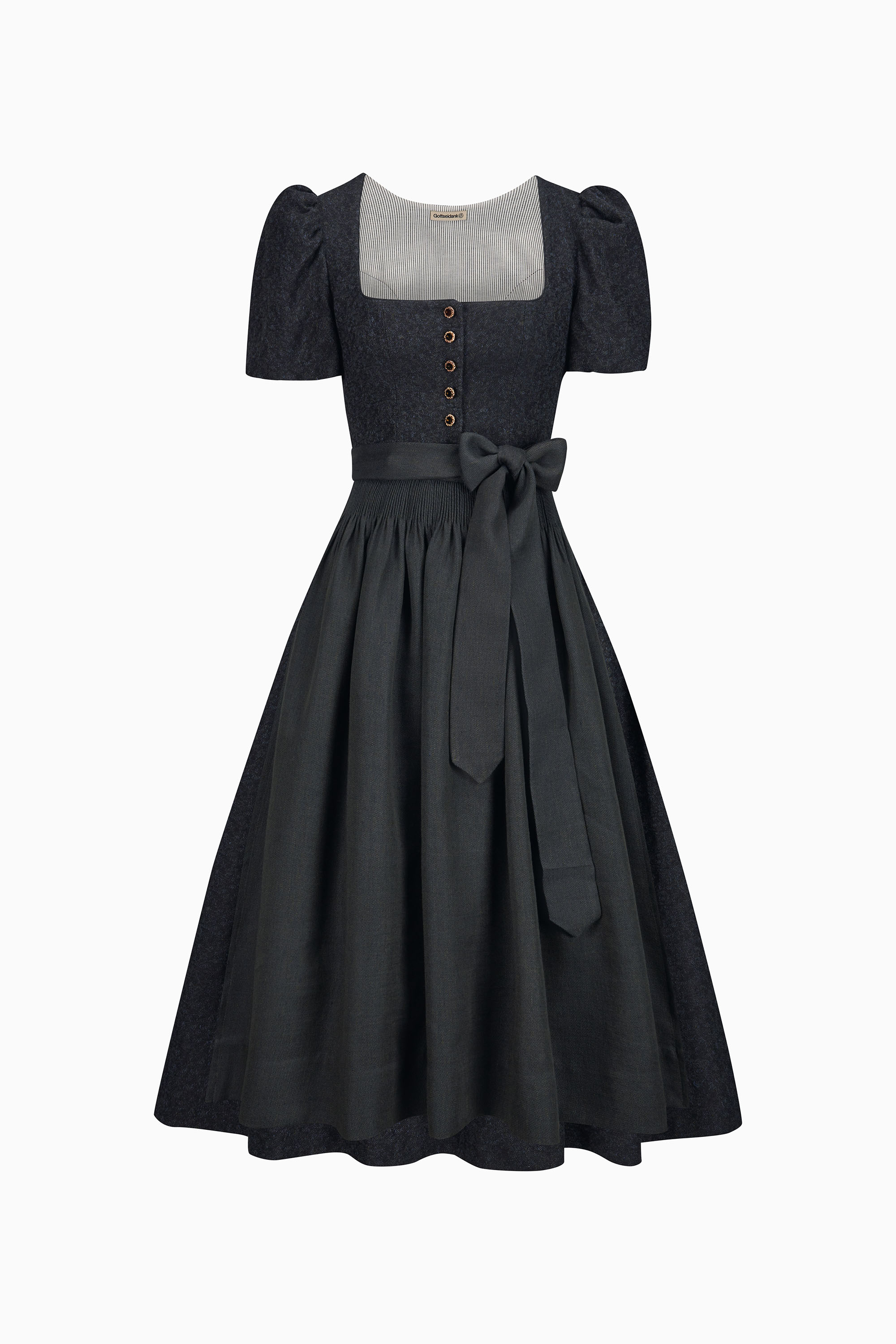 gottseidank-dirndl-laura-mit-geradem-ausschnitt-und-puffarm image 1
