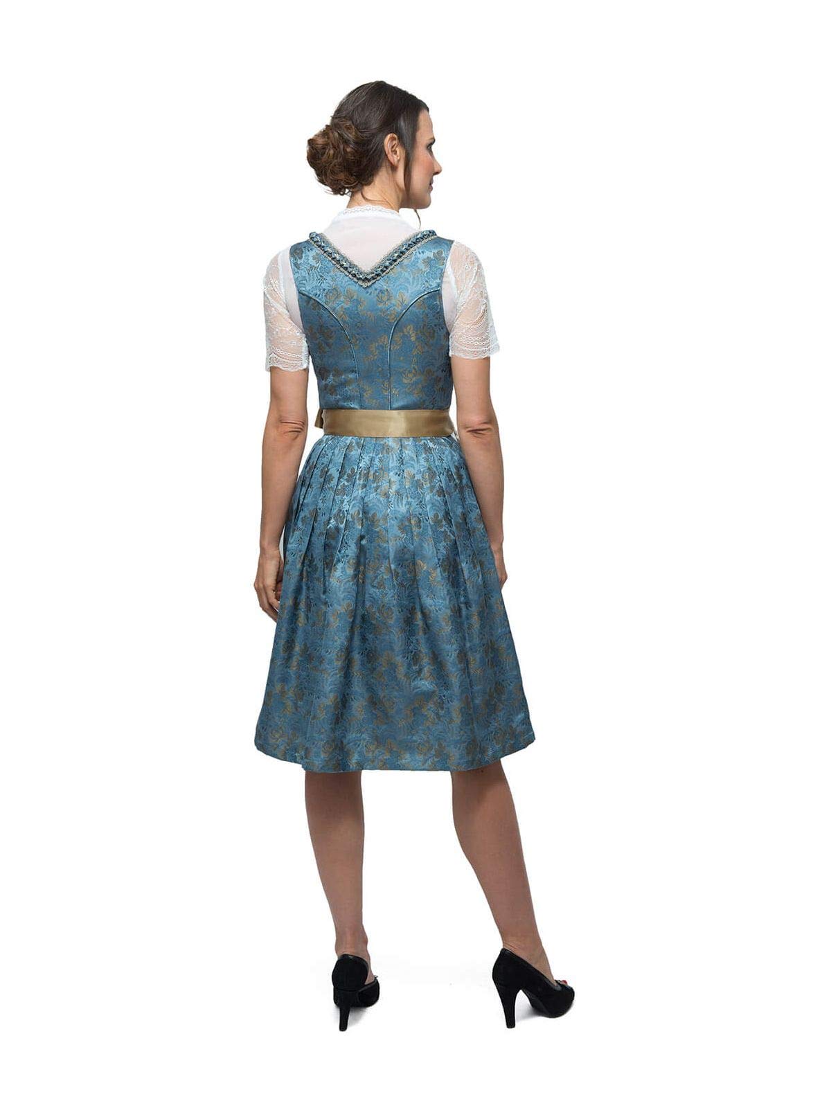 stockerpoint-dirndl-minna-blau-gold-70er-l-nge image 4