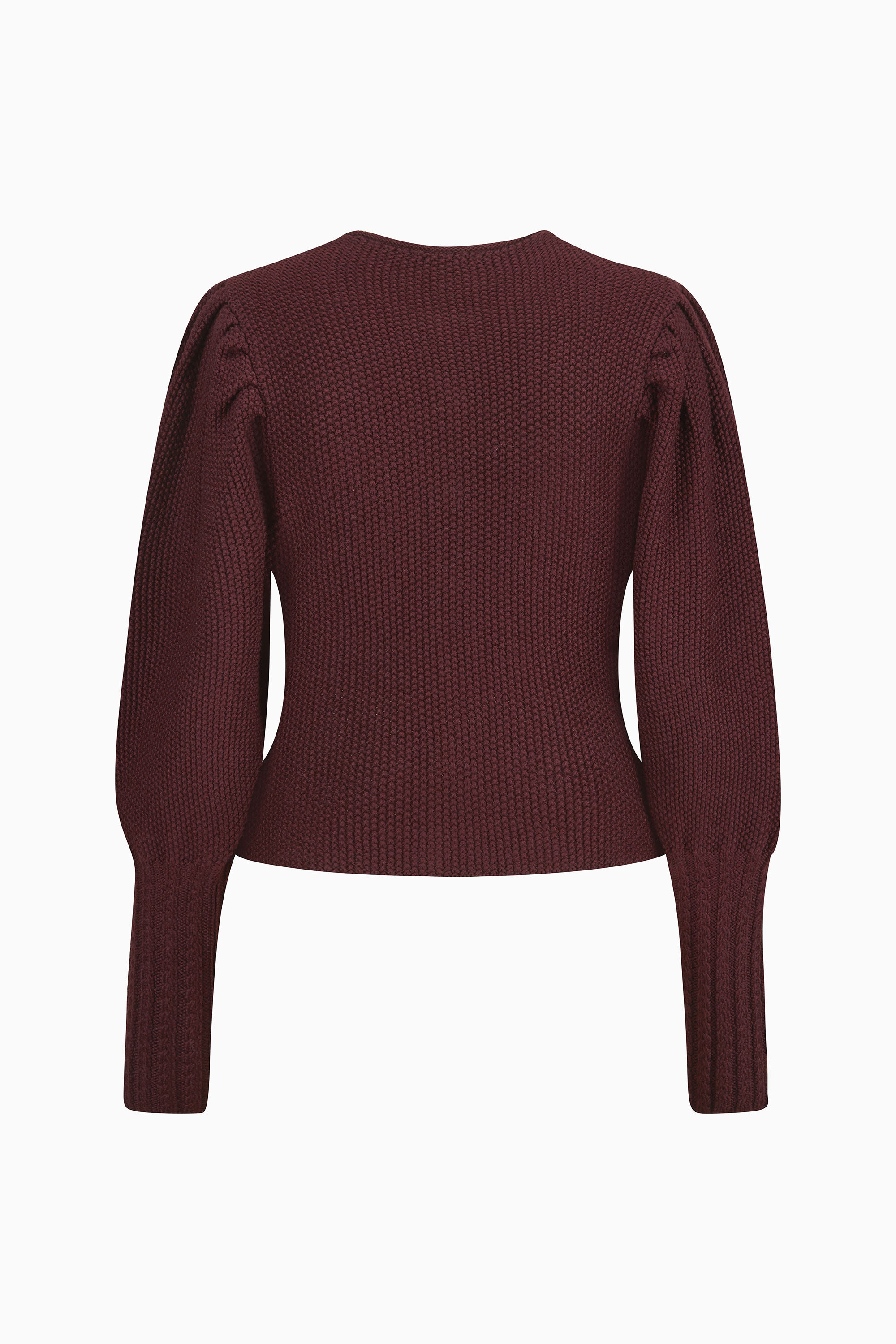 gottseidank-damenstrickjacke-gisela-uni-mit-puff-rmeln-2 image 2