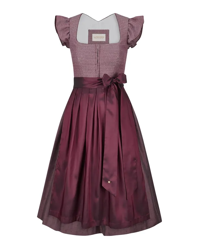 alpenherz-dirndl-ida-beerenton-herbst-dirndl-wolle-seide image 1