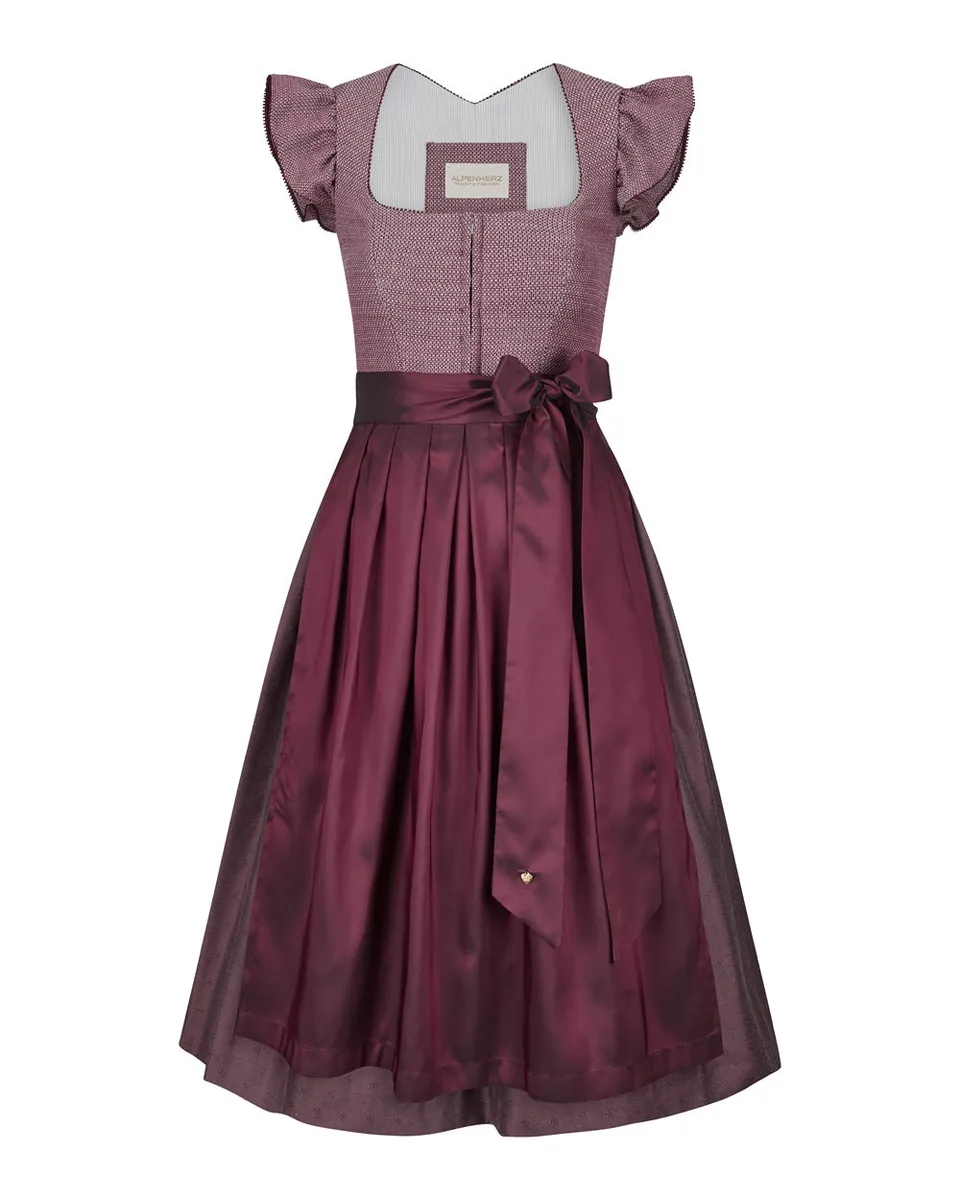 alpenherz-dirndl-ida-beerenton-herbst-dirndl-wolle-seide image 1