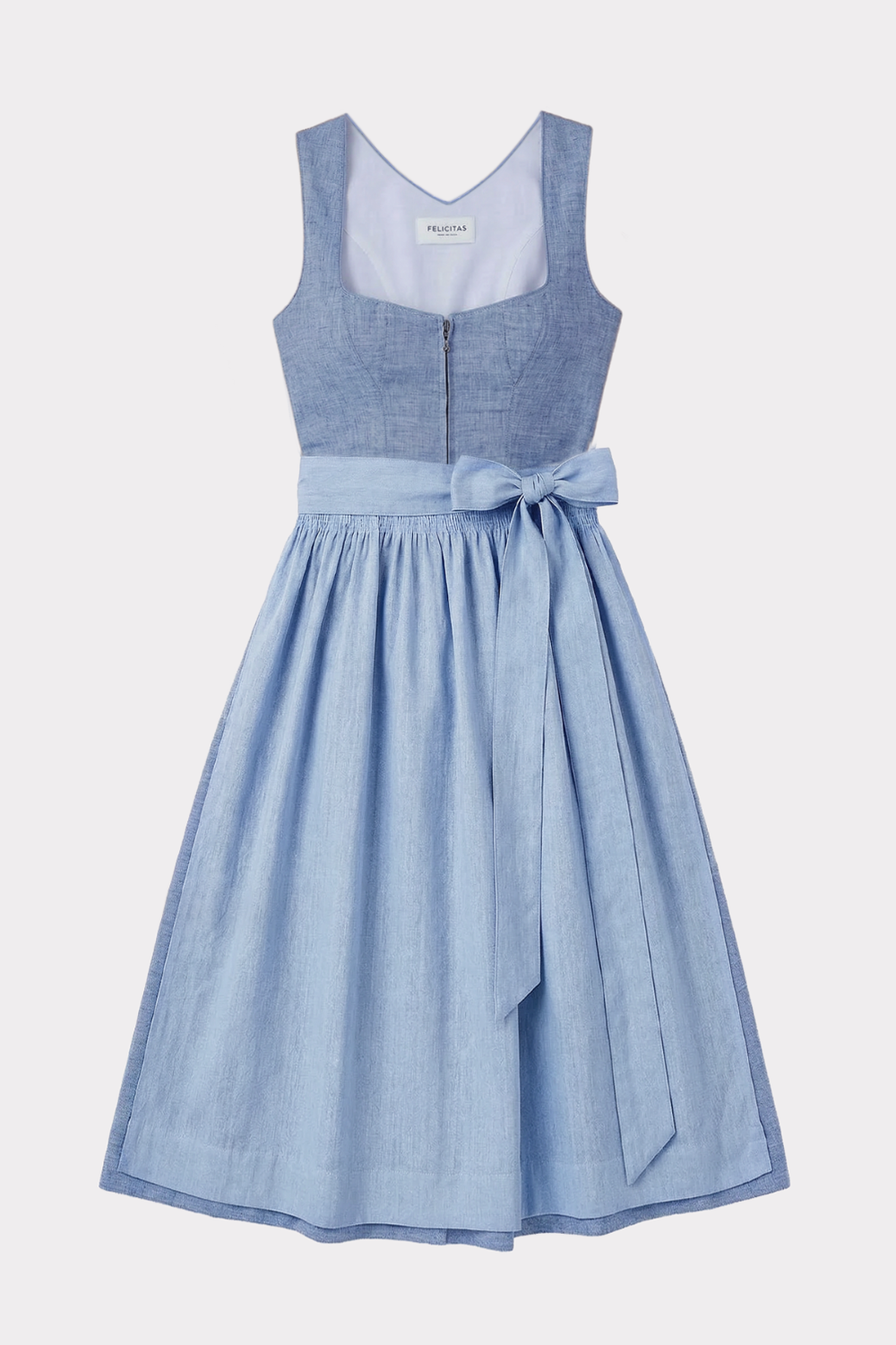 felicitas-damen-dirndl-deliah-rauchblau-leinen image 4