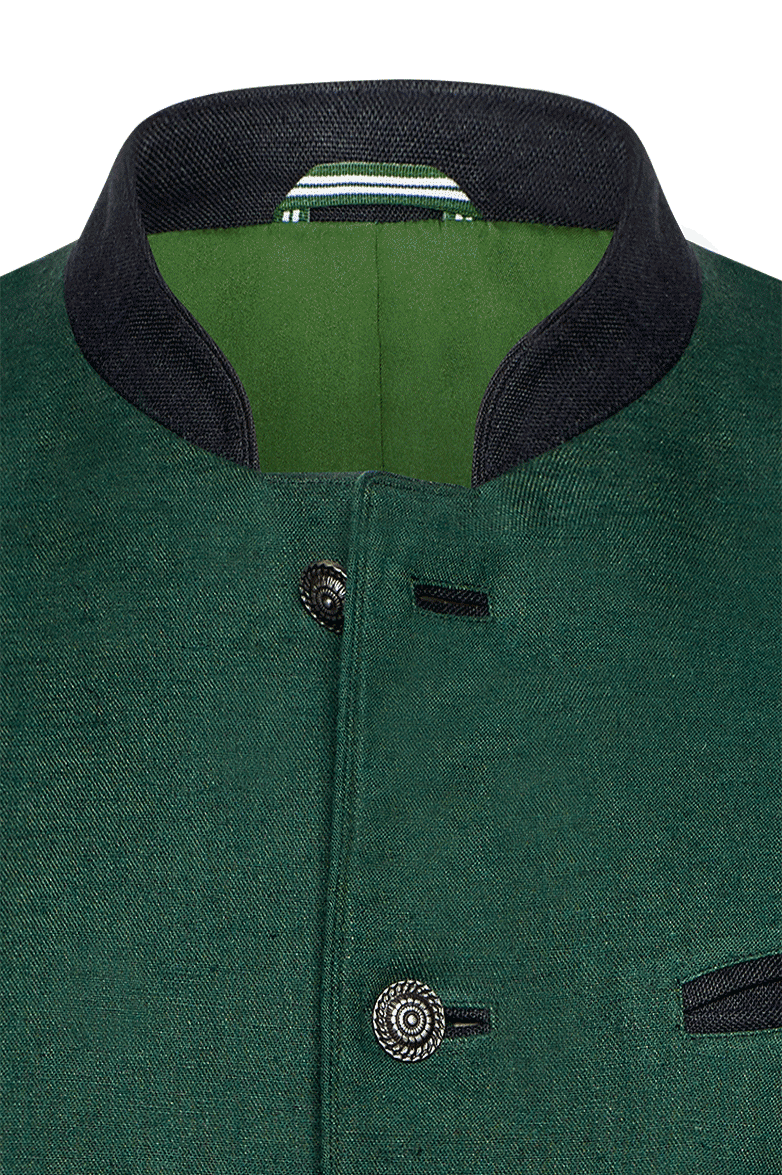 g-ssl-bew-hrtes-neu-erfunden-trachtenjacke-herren-gr-n-leinen-baumwolle image 3