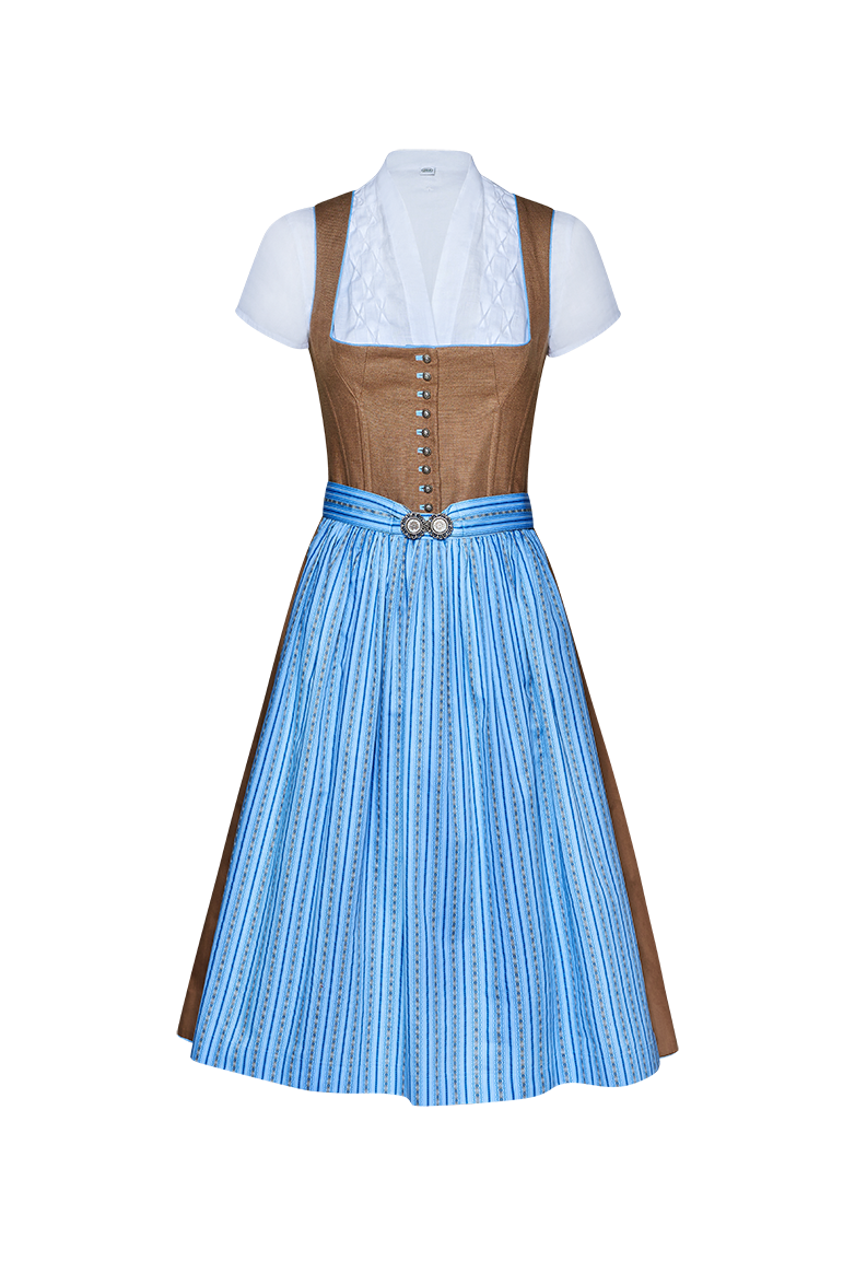 g-ssl-dirndl-mit-kontrastpaspel-braun-70-cm image 3