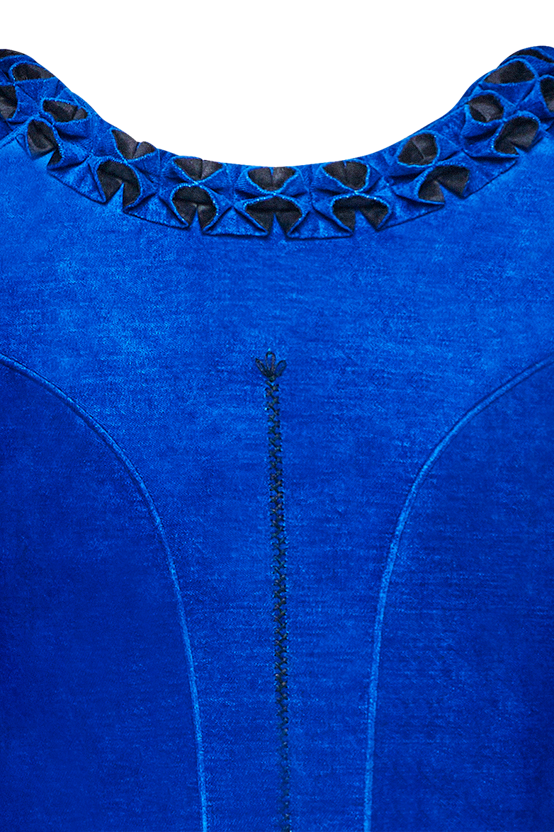 g-ssl-dirndl-leuchtender-blaudruck-samt-70-cm image 7