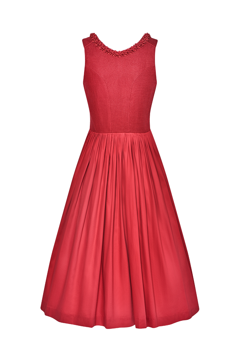 g-ssl-henndorfer-r-schen-dirndl-rot-leinen-80-cm image 2