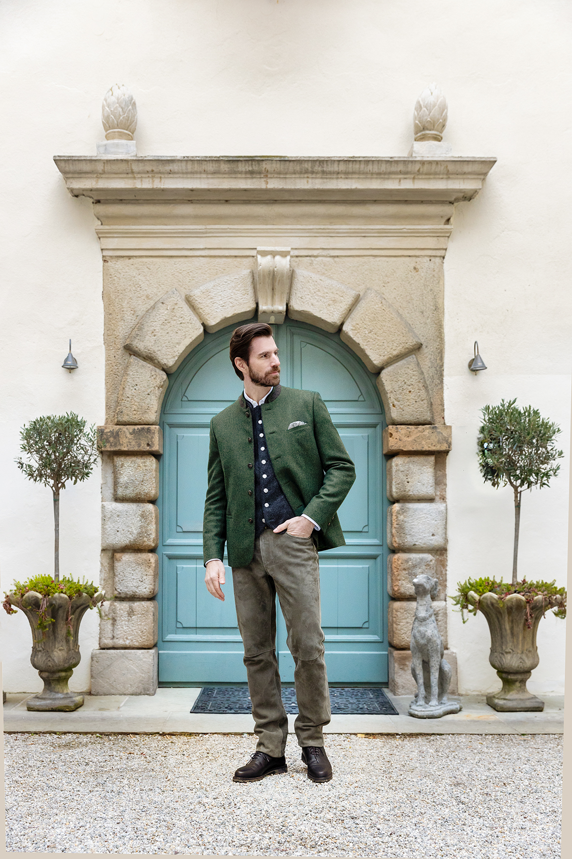 g-ssl-klassische-universaljacke-stehkragen-gr-n image 7