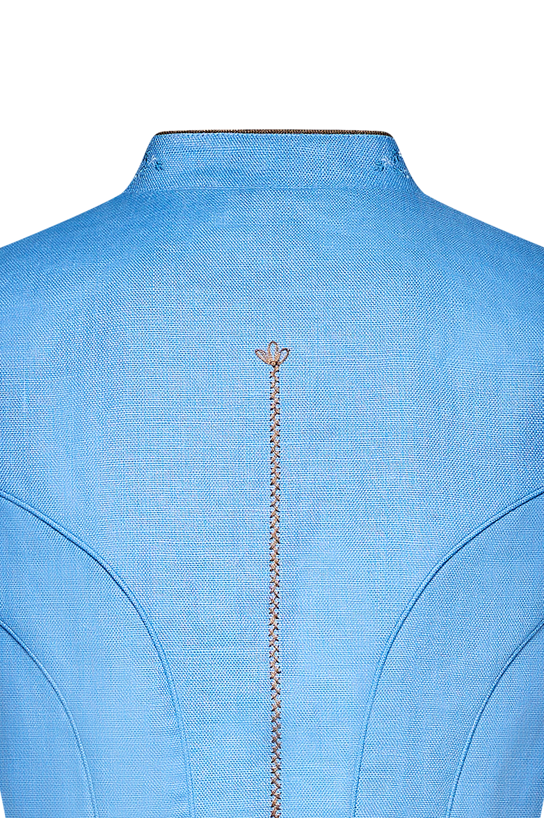 g-ssl-dirndl-mit-stehkragen-blau-70-cm image 8