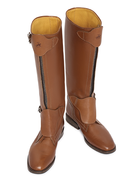 g-ssl-polostiefel-damenstiefel-aus-boxcalf-leder-braun image 1