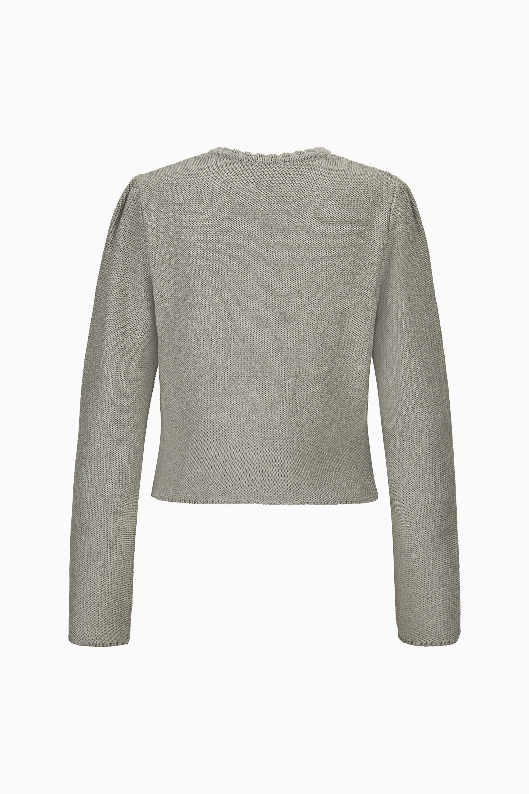 gottseidank-damenstrickjacke-mirl-mit-stehkragen-und-puffarm image 2