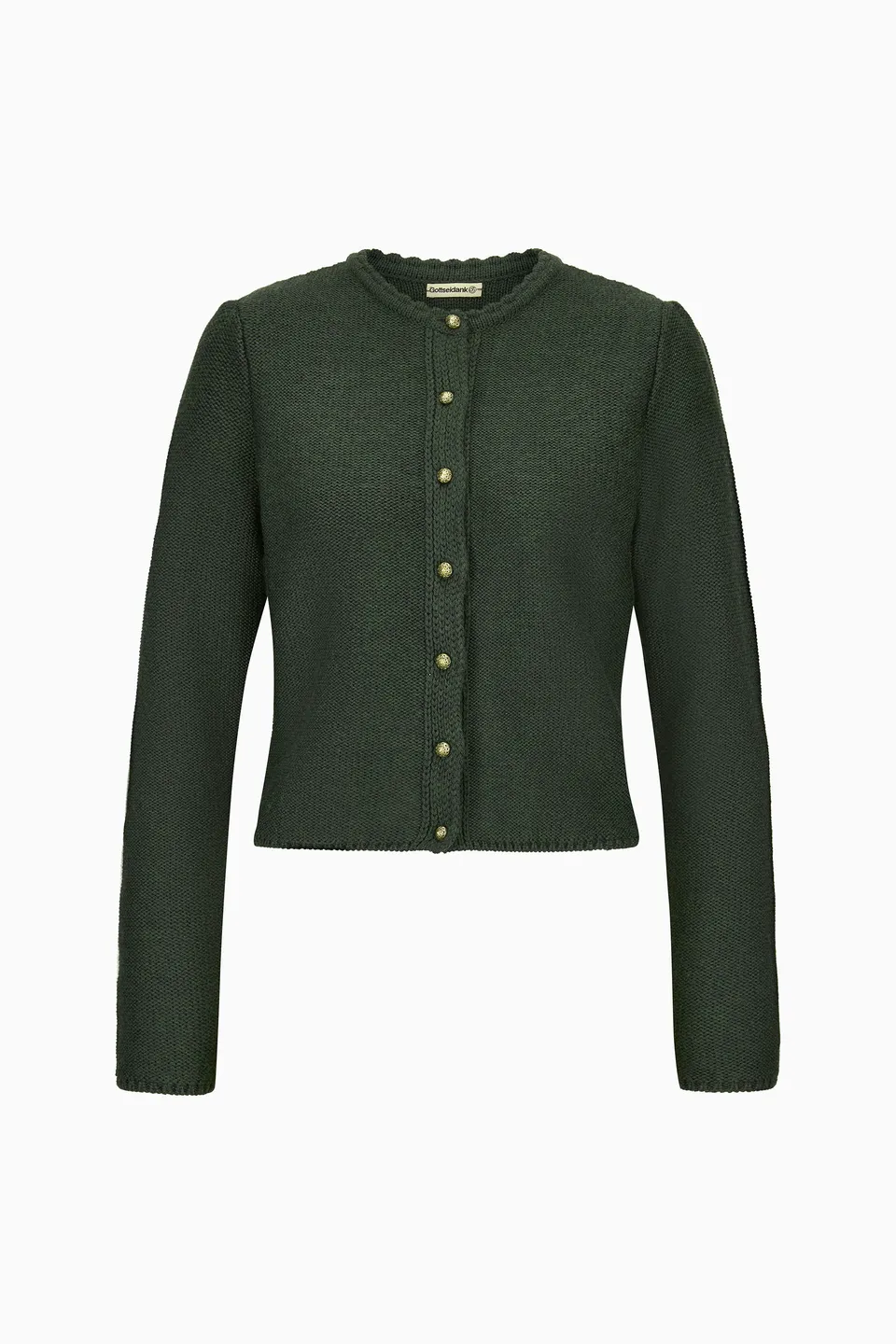 gottseidank-damenstrickjacke-mirl-mit-stehkragen image 1