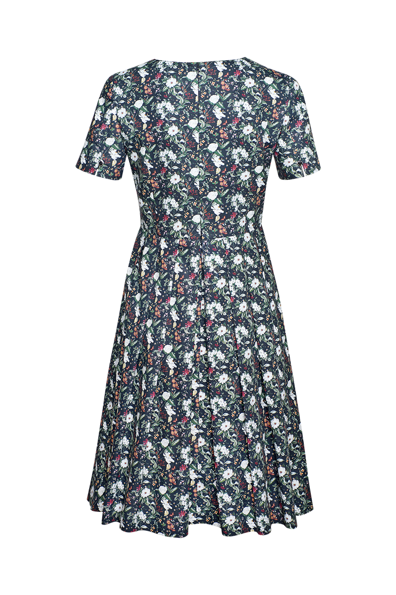 g-ssl-kleid-alpenblume-millefleurs-trachtenkleid-grau-schwarz image 2