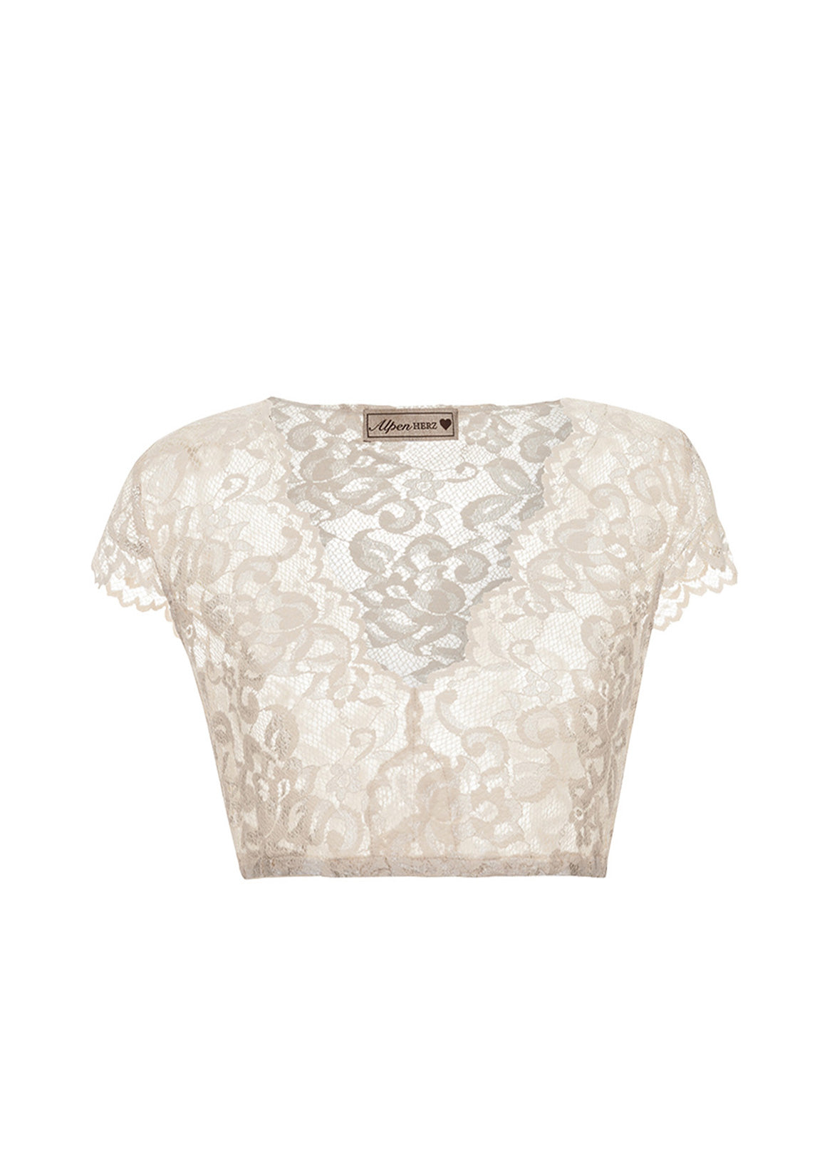 alpenherz-bluse-anna-dirndlbluse-beige-spitze-kurzarm image 1