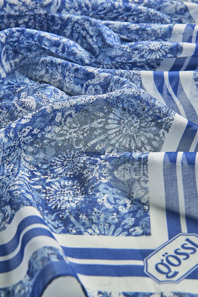 g-ssl-schal-aus-baumwolle-blau-wei-mit-lampasse image 2