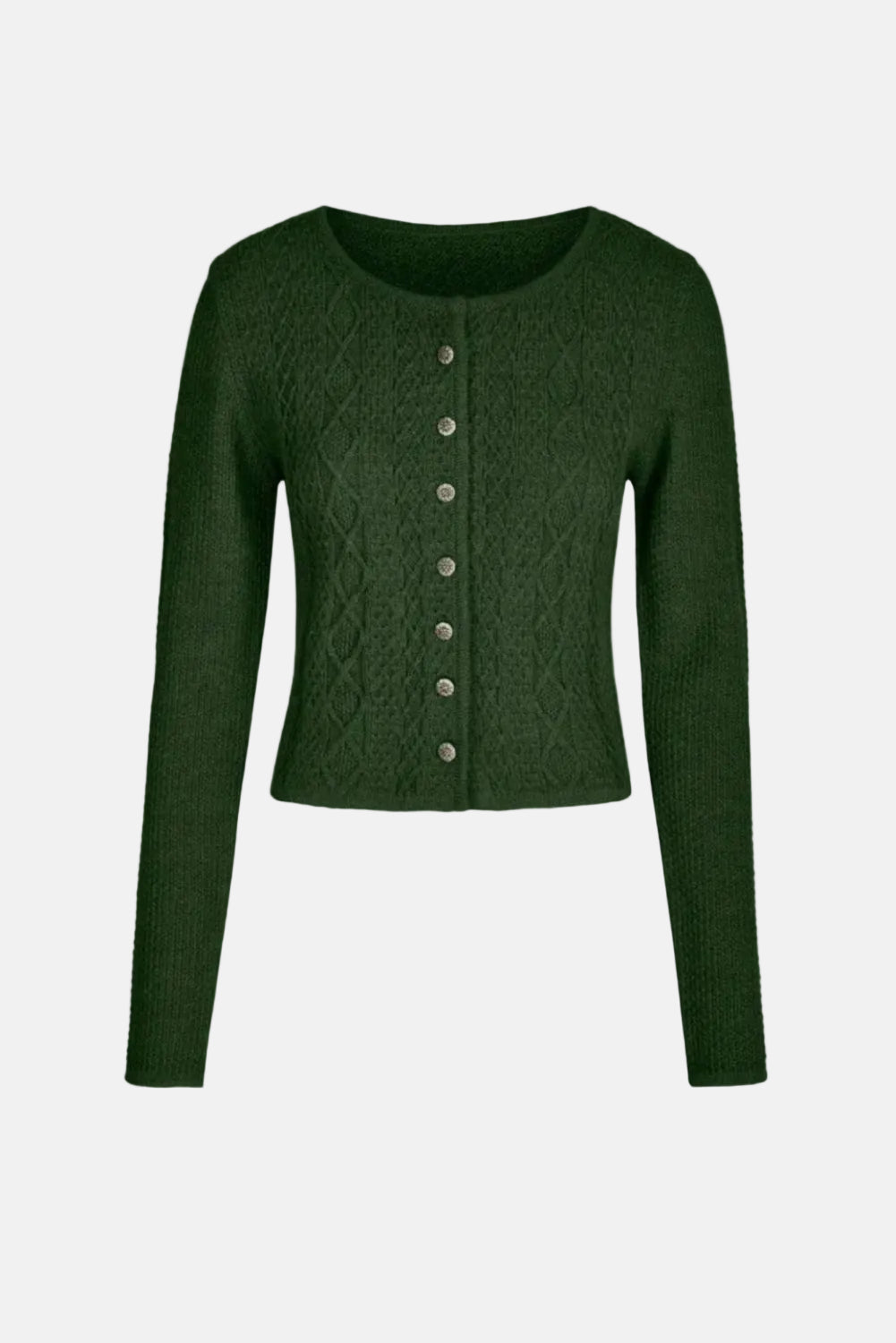 felicitas-damen-strickcardigan-gries-tailliertes-dirndl-strickj-ckchen image 1