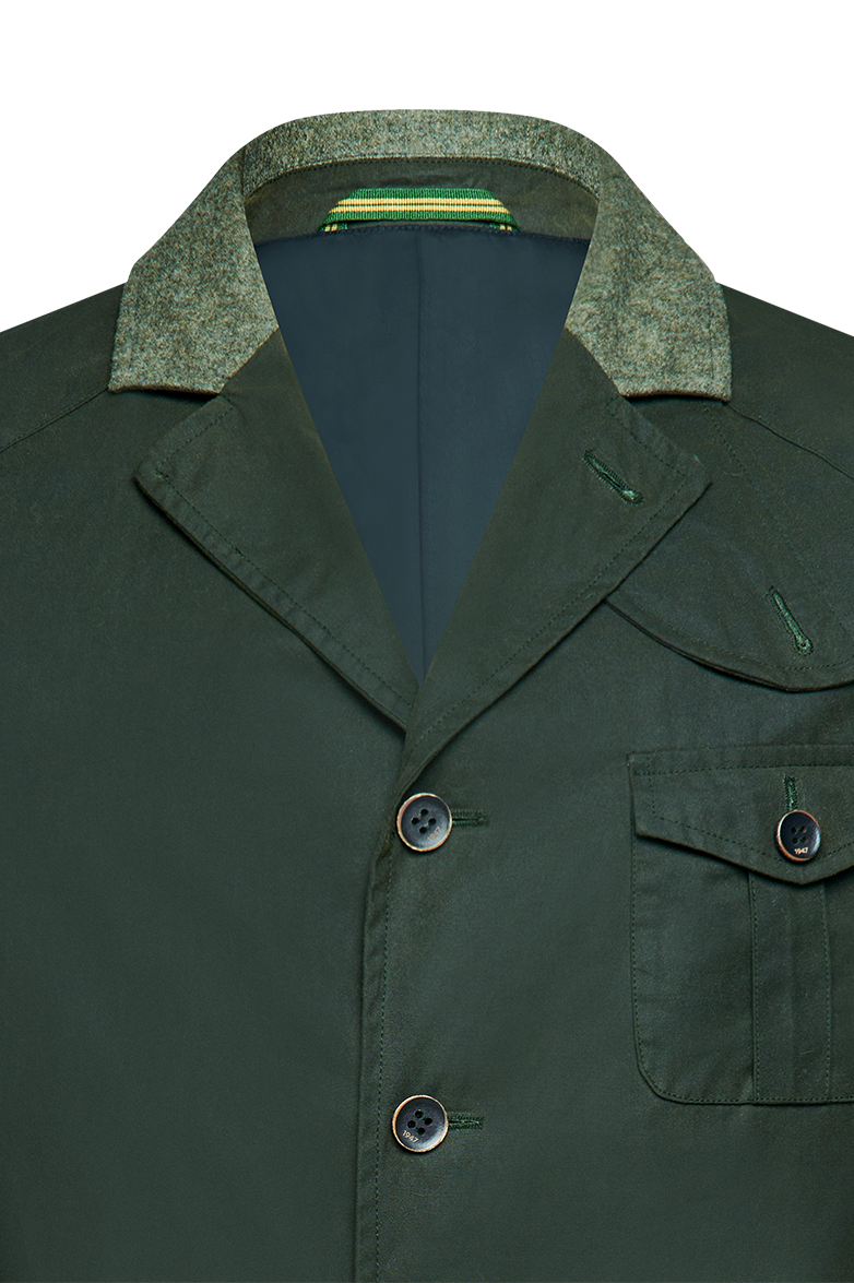 g-ssl-gewachste-outdoor-jacke-herren-gr-n-baumwolle image 3