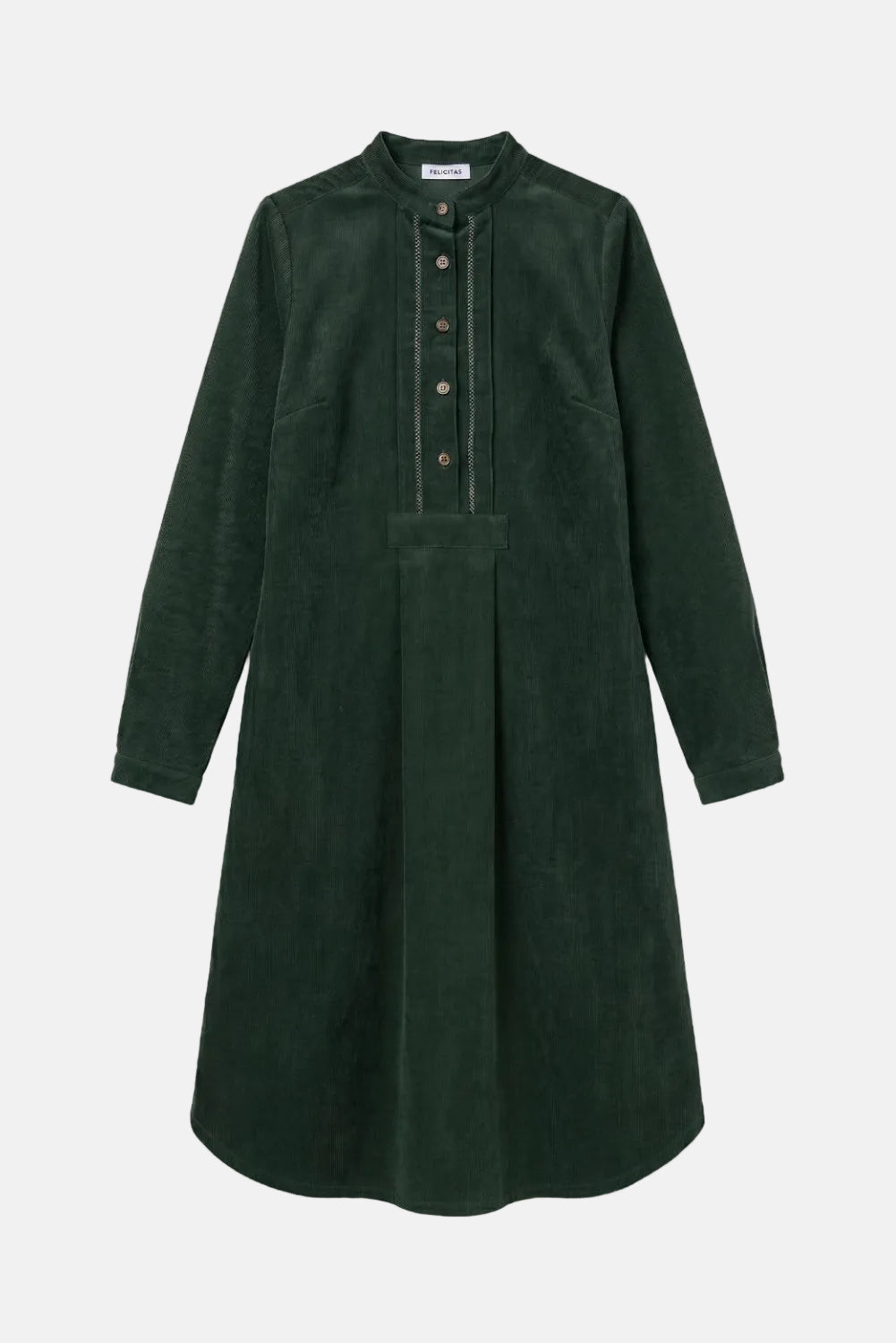felicitas-kareen-damen-feincord-kleid-mit-stehkragen image 1