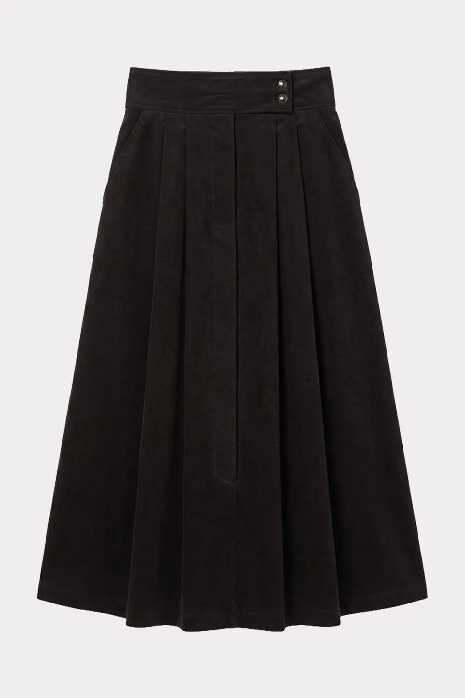 felicitas-damen-rock-rada-baumwoll-feincord-84-cm-falten image 1