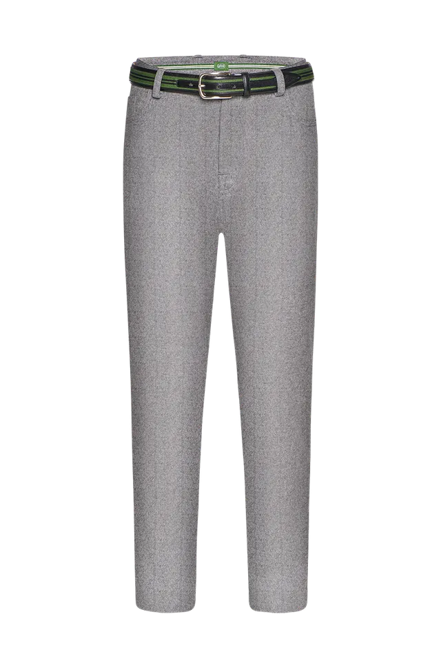 g-ssl-lodenhose-5-pocket-herren-grau-schwarz-mit-hirschleder image 1