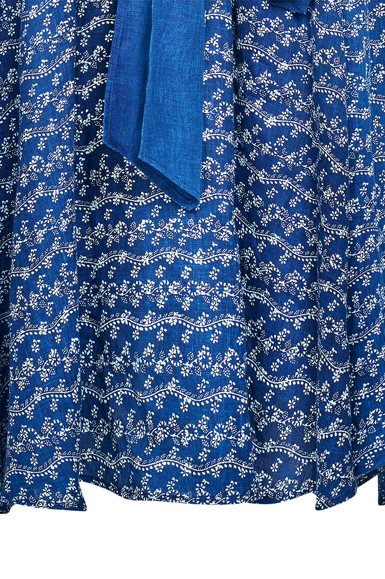 g-ssl-wickelrock-blaudruck-leinen-blau-damen image 3