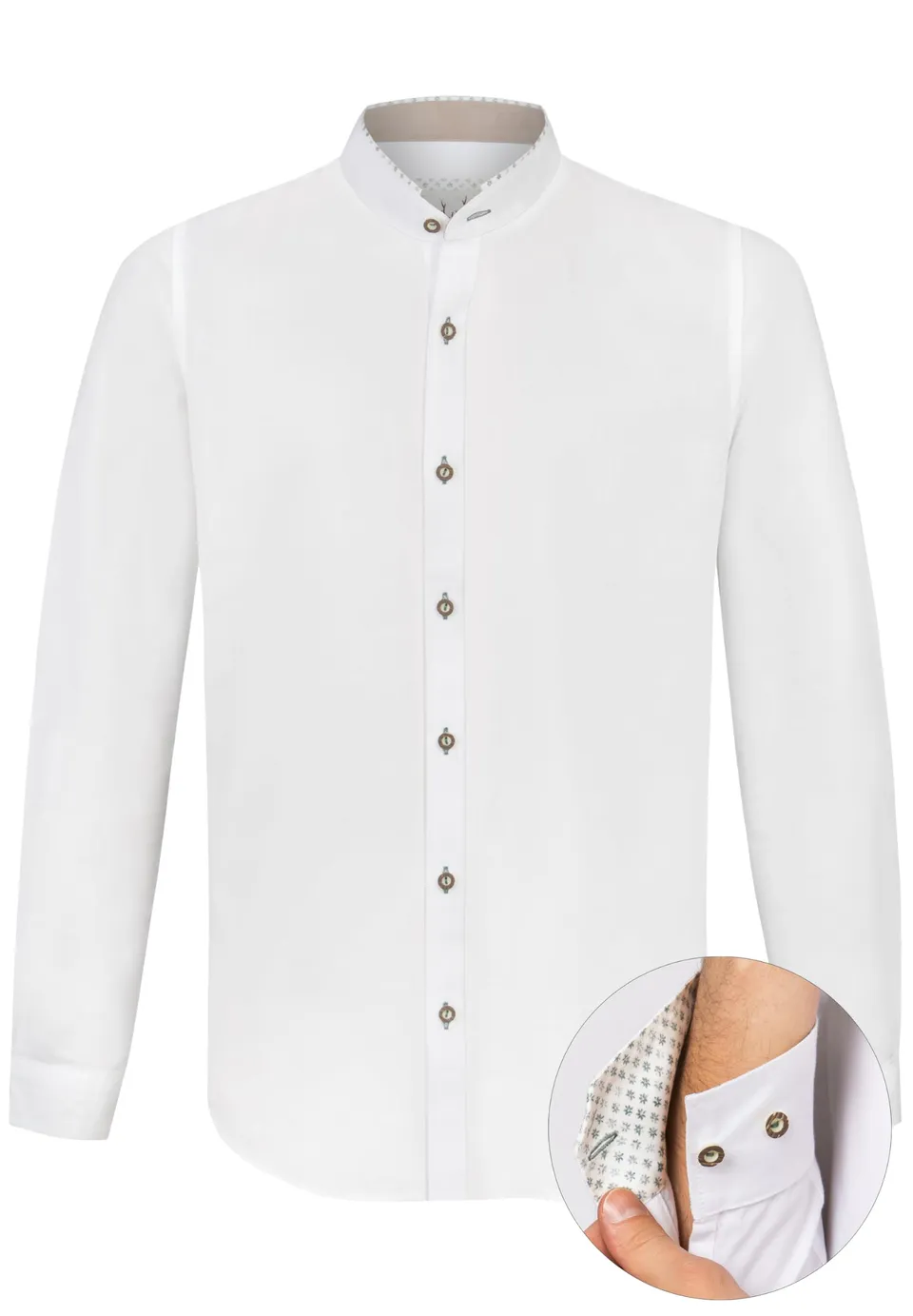 stockerpoint-trachtenhemd-reno-herren-wei-gr-n-comfort-fit image 1