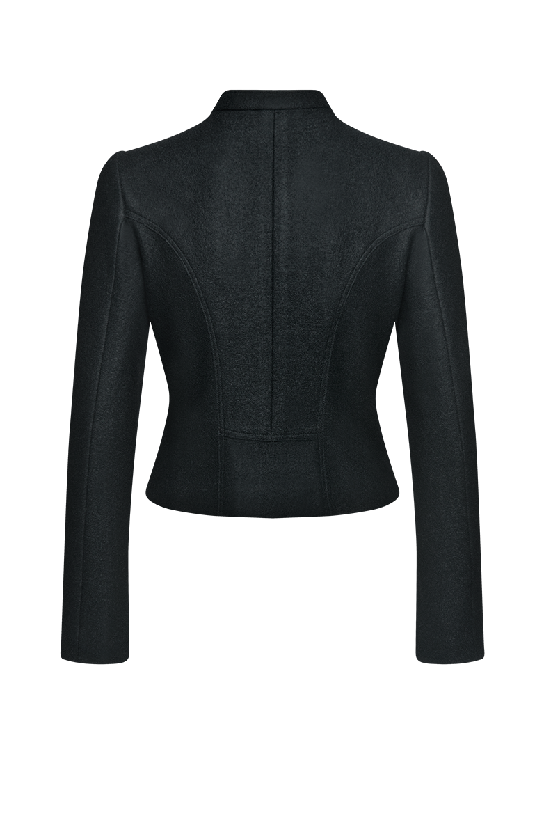 g-ssl-taillierte-dirndljacke-damen-walk-grau-schwarz image 2