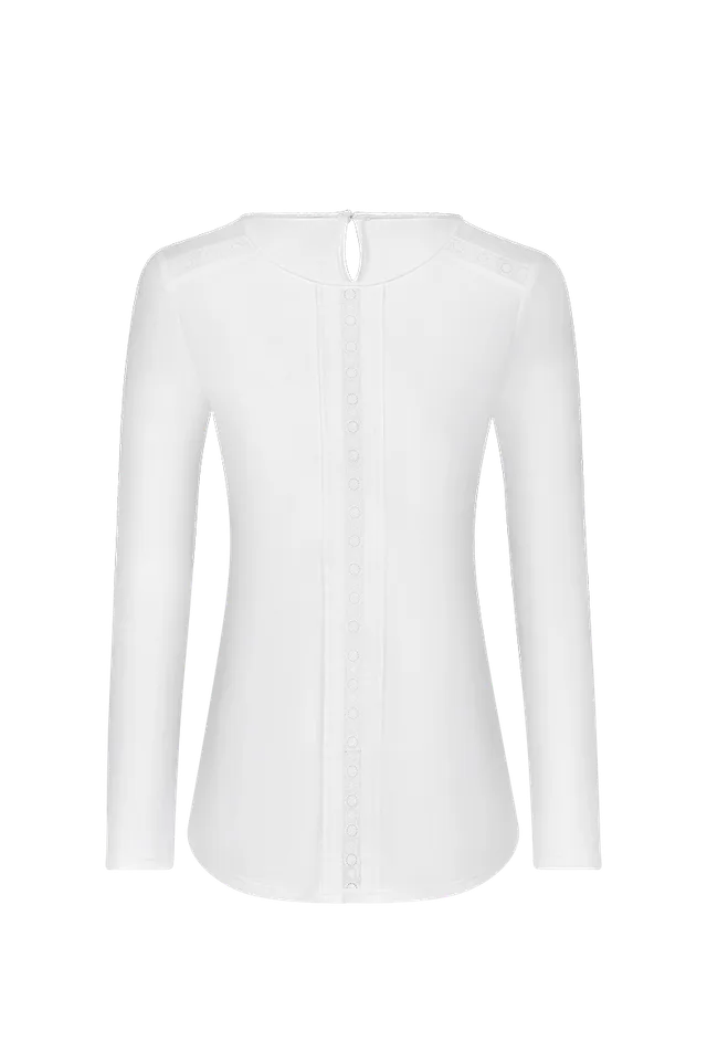 g-ssl-lochstich-shirt-bluse-wei-baumwollsatin image 1