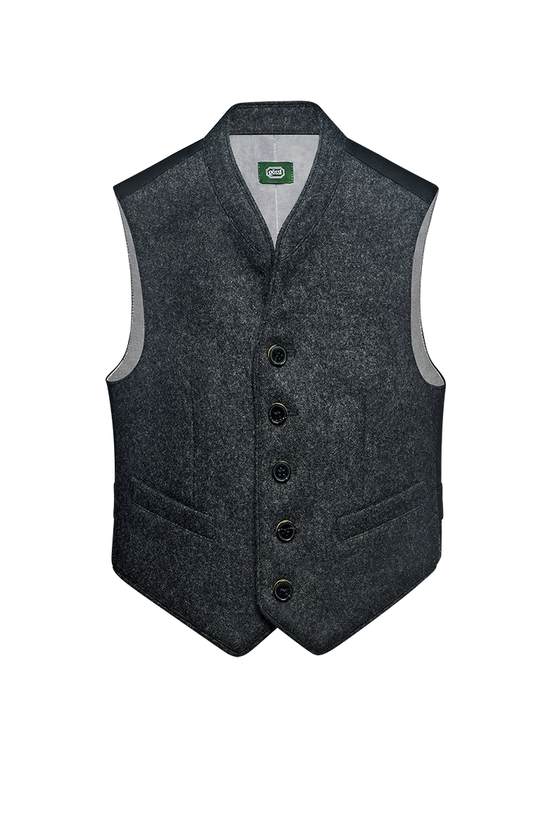 g-ssl-gilet-f-r-buben-kinder-trachten-gilet-grau-schwarz image 1