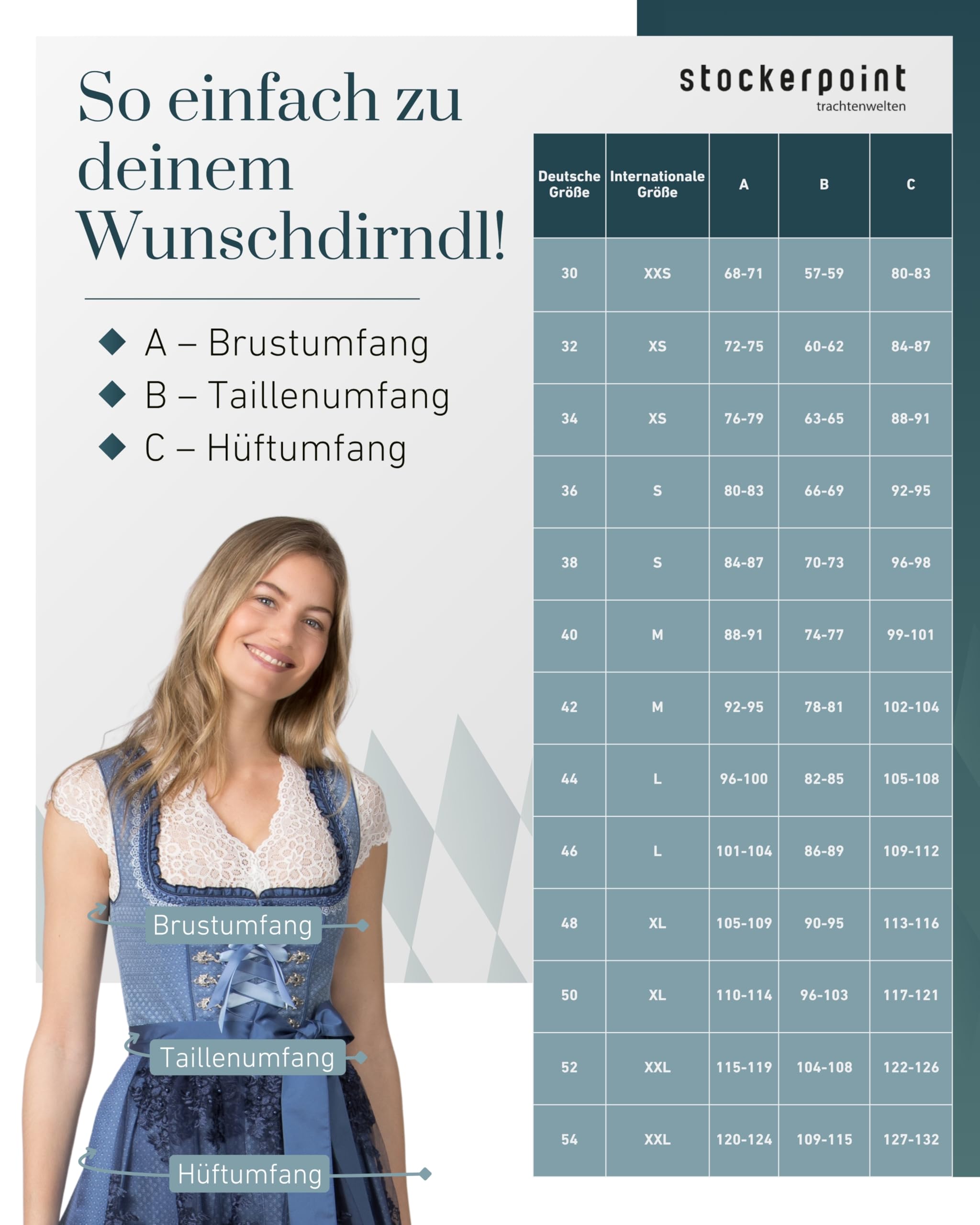 stockerpoint-dirndl-beliva-blau-jacquard-spitzensch-rze image 6