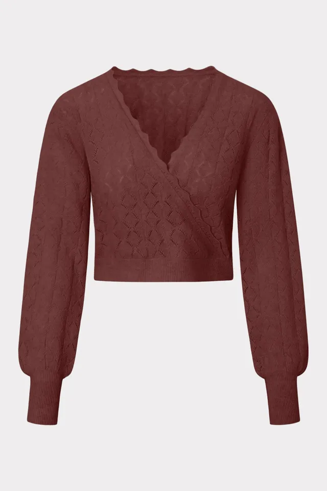 felicitas-padma-strickpullover-wickelpullover-mit-ajour-und-kaschmir image 1