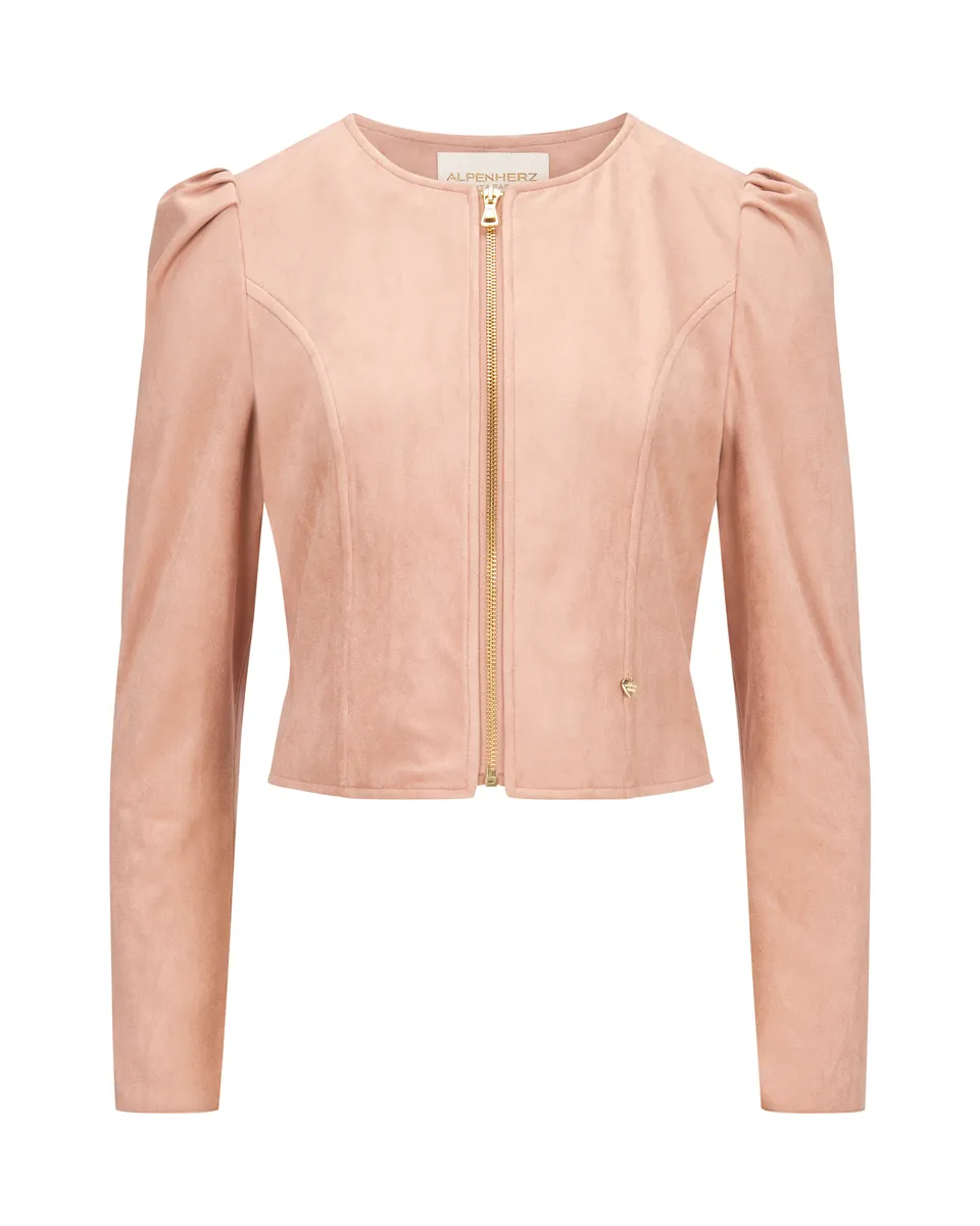 alpenherz-janker-denise-damen-ros-mit-zipper image 1