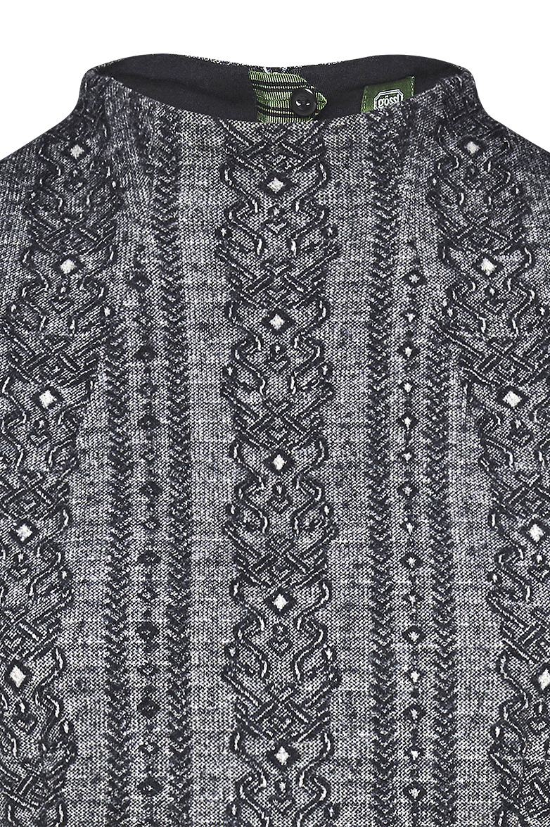 g-ssl-schmeichlerin-strickkleid-damen-merinowolle-grau-schwarz image 3