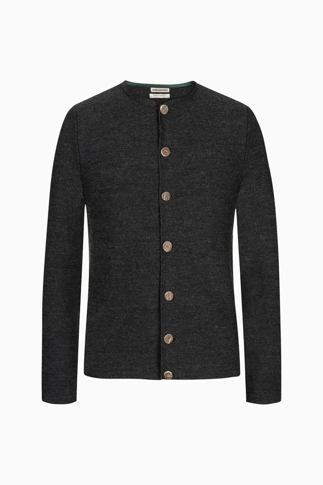 gottseidank-herrenstrickjacke-aloisius-uni-mit-hirschhornkn-pfen-3 image 1