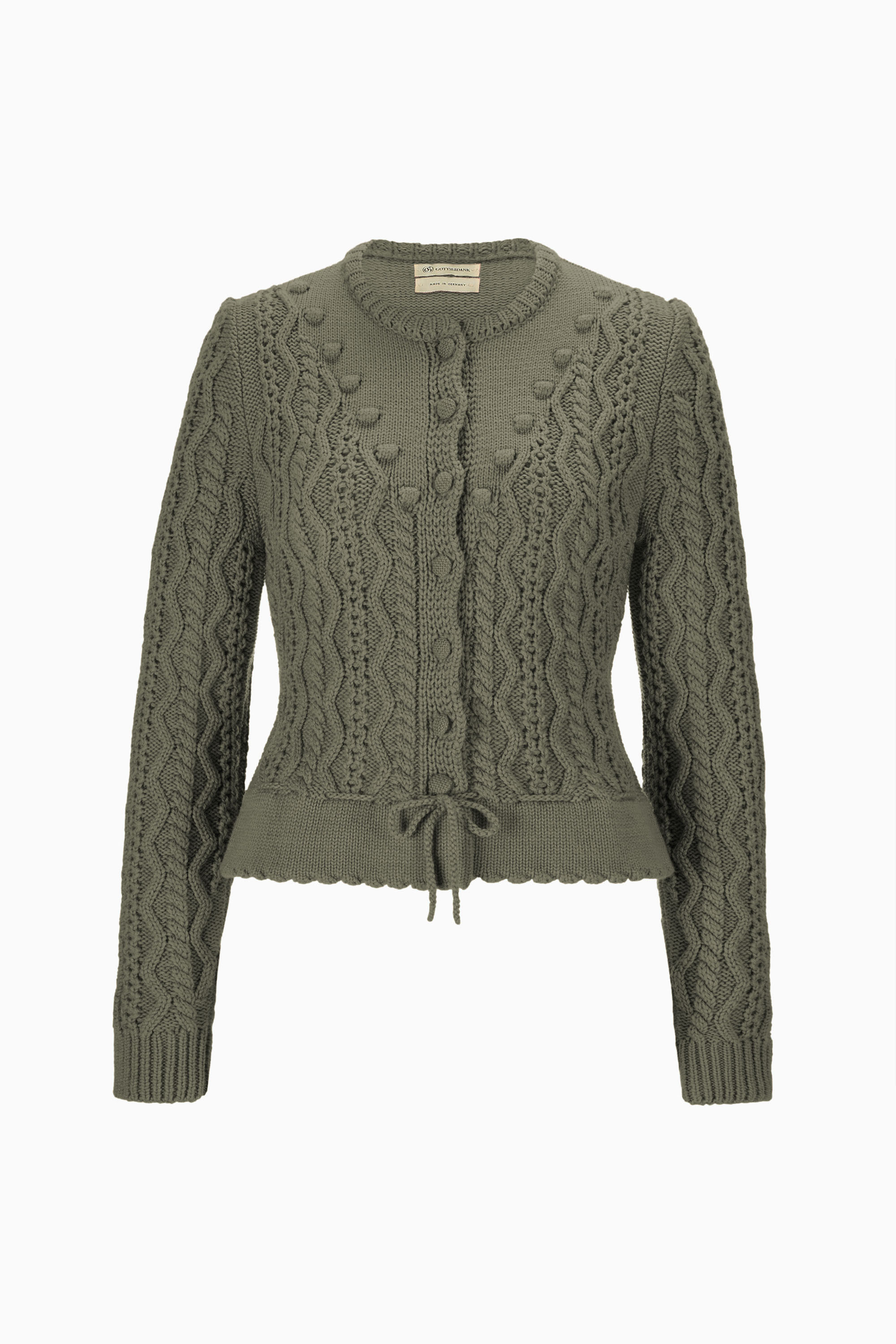 gottseidank-damenstrickjacke-lene-mit-zopfmuster-3 image 1