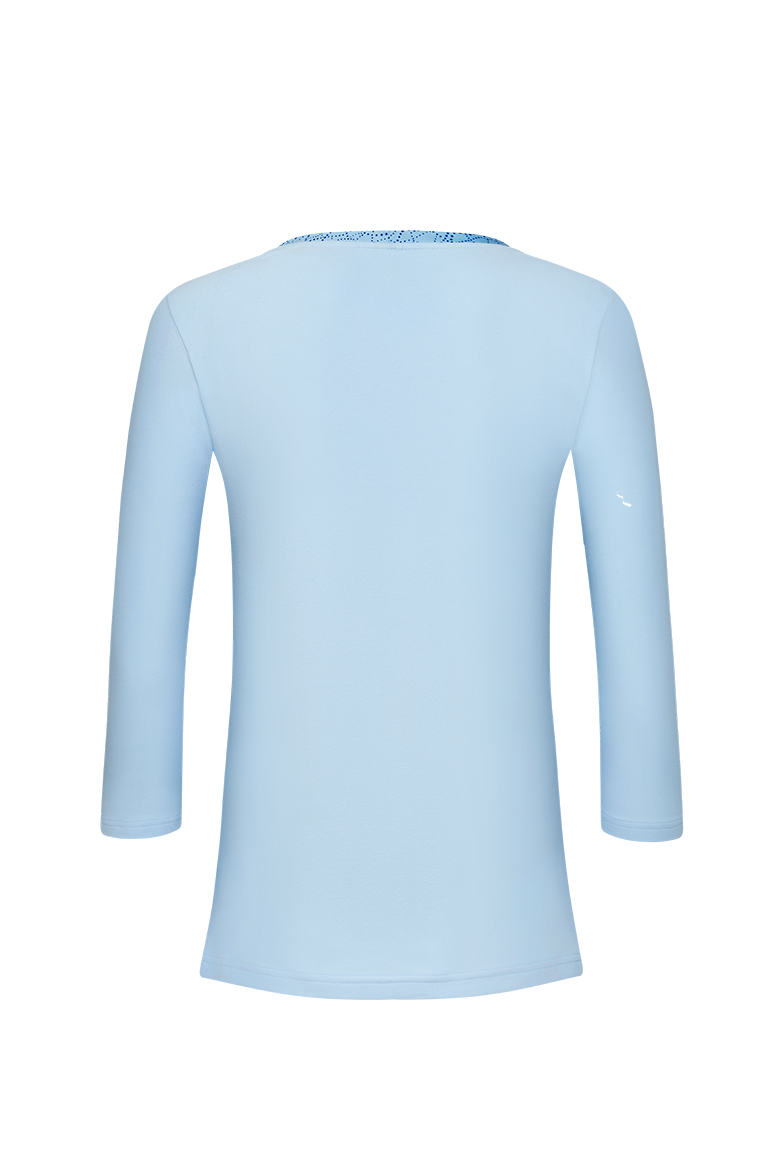 g-ssl-shirt-mit-floraler-wolldocht-stickerei-blau-damen image 2