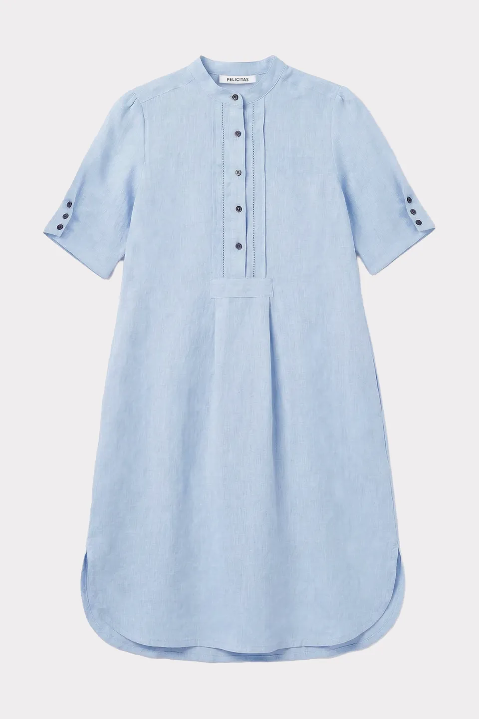 felicitas-damen-kleid-kareen-leinen-viskose-sommerkleid-mit-taschen image 1