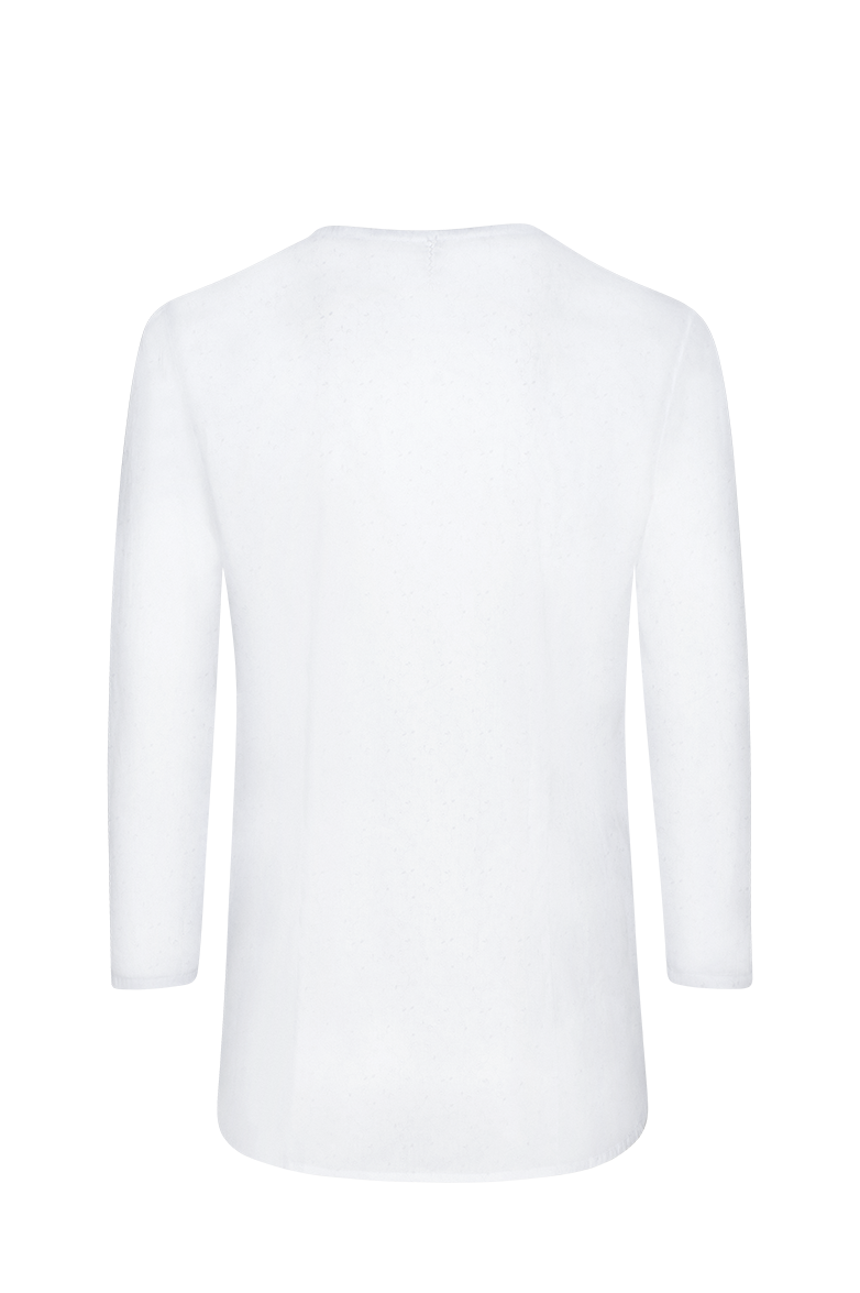 g-ssl-klassische-bluse-mit-gestickter-margerite-baumwoll-bluse image 2