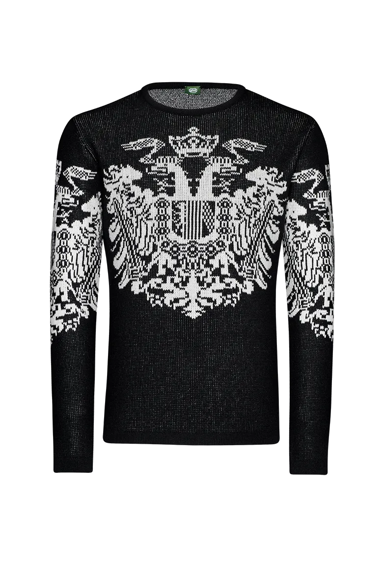 g-ssl-strickpullover-mit-doppeladler-aus-merinowolle image 1