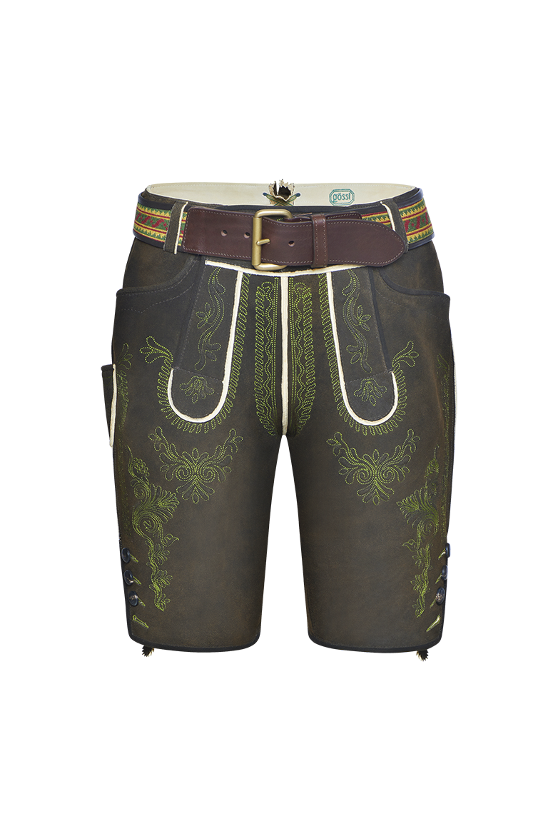 g-ssl-die-pr-chtige-hirschlederhose-reliefstickerei-mittelbraun-herren image 1