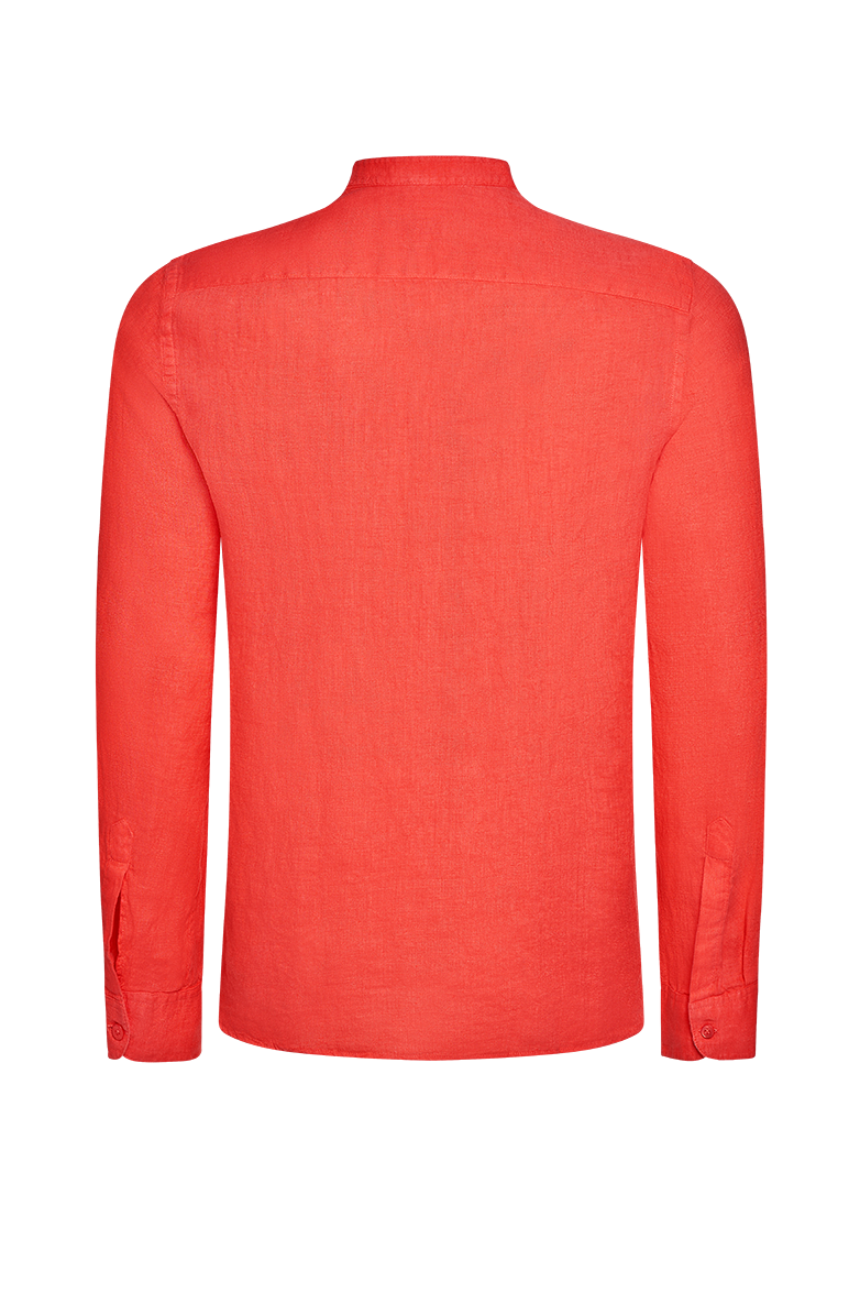 g-ssl-traditionelle-pfoad-herrenhemd-rot-normandie-leinen image 2